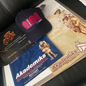 Akademiks Nine Vintage Cap Blue Size One Sizeo